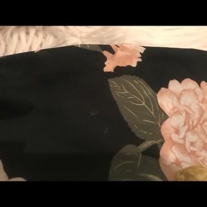 H&M floral button blouse